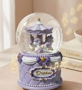 Esfera musical - Unicornio Morado