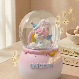 Esfera musical - Unicornio Rosa